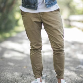 Ronny Men's Straight Fit Chino Pants — Cotton Twill
